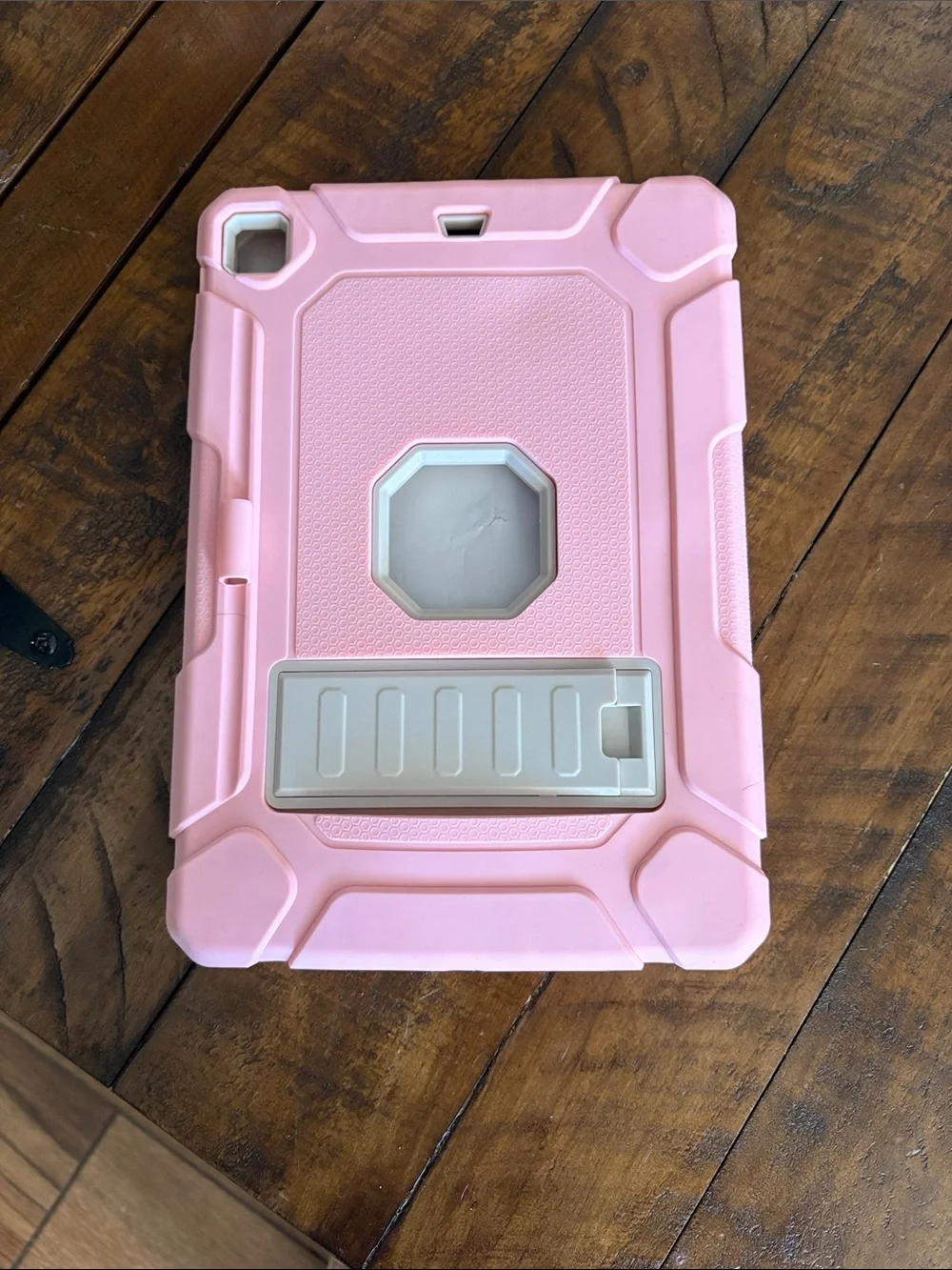 Pink Heavy-Duty Protective Tablet Case - Shockproof Shell